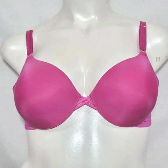 36D Maidenform 9429 Weightless Extra Coverage Lift Underwire Bra Pink NWT - Picture 2 of 4